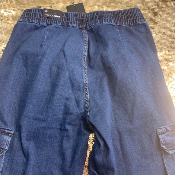 Fashion Nova good girl gone bad cargo jeans NWT 5 - Picture 7 of 7